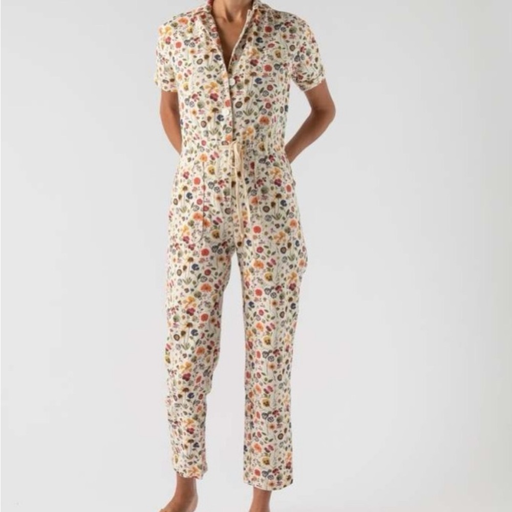 Rachel Antonoff Mathew Jumpsuit in pressed flowers
